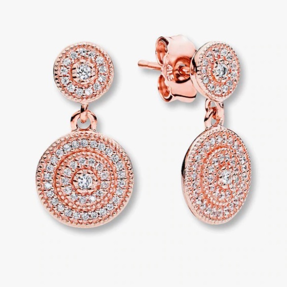 Pandora Radiant Elegance Gold Drop Earrings